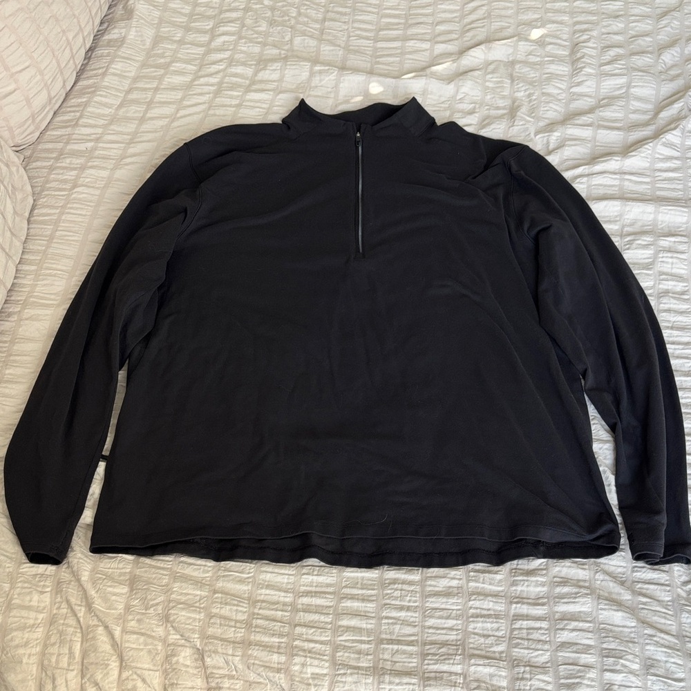 lululemon athletica Men's Black Quarter Zip